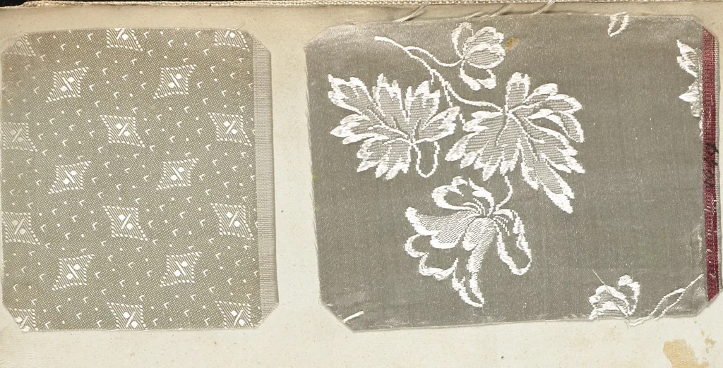 An illustration from Pattern book of silks and damasks, 1700, leaf 60