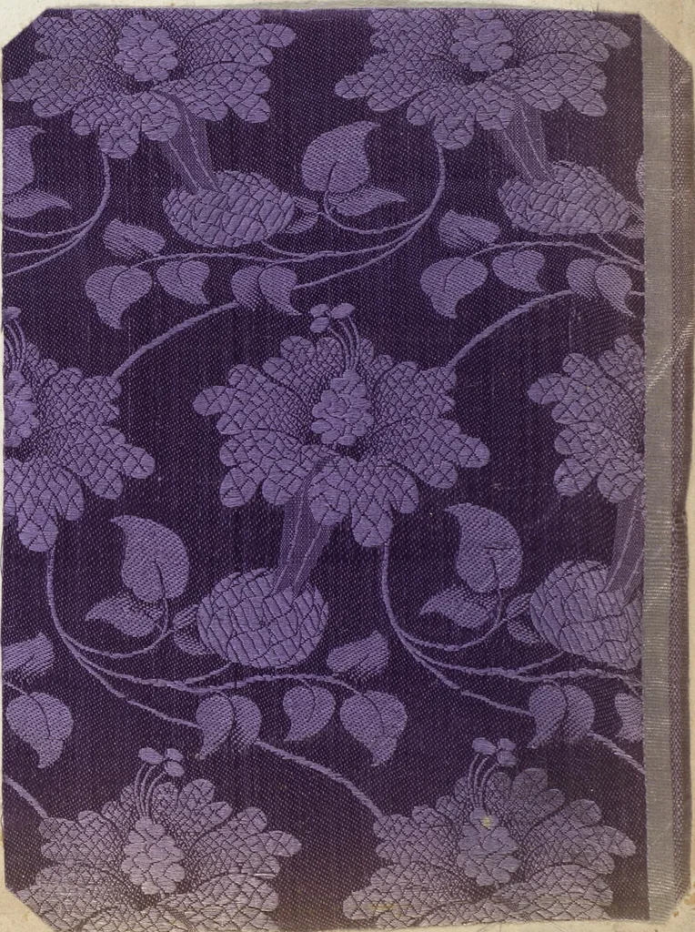 An illustration from Pattern book of silks and damasks, 1700, leaf 60