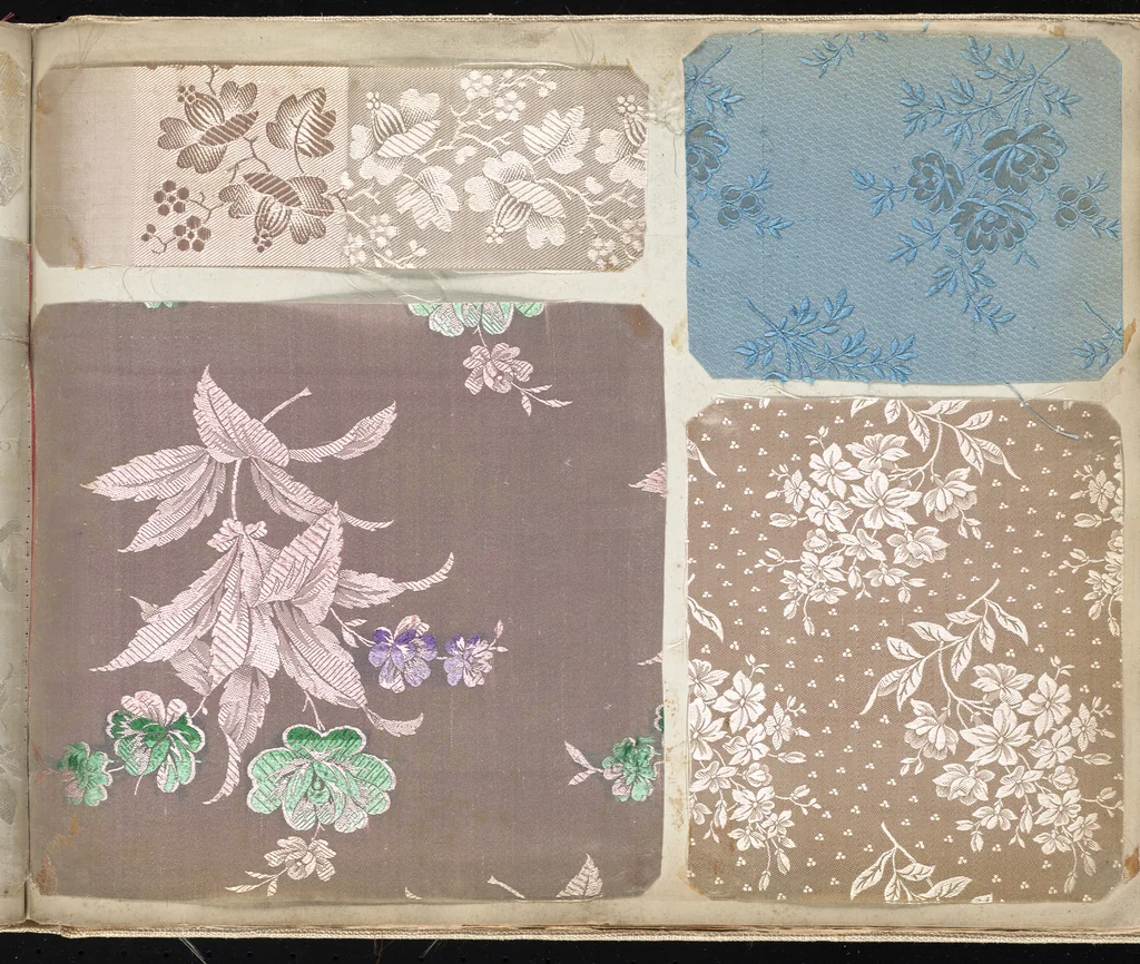 An illustration from Pattern book of silks and damasks, 1700, leaf 96