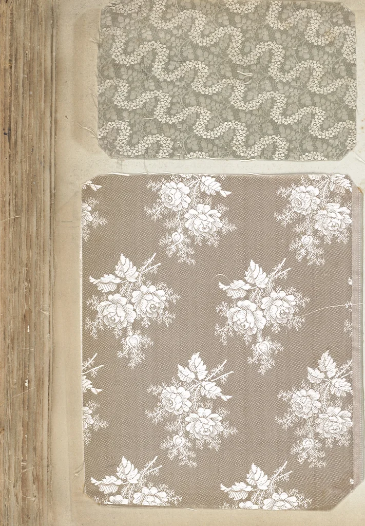 An illustration from Pattern book of silks and damasks, 1700, leaf 97