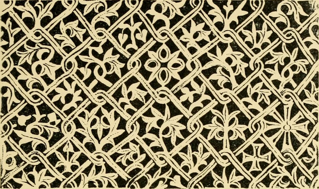 An illustration from Pattern design : a book for students treating in a practical way of the anatomy, planning & evolution of repeated ornament, 1915, leaf 112