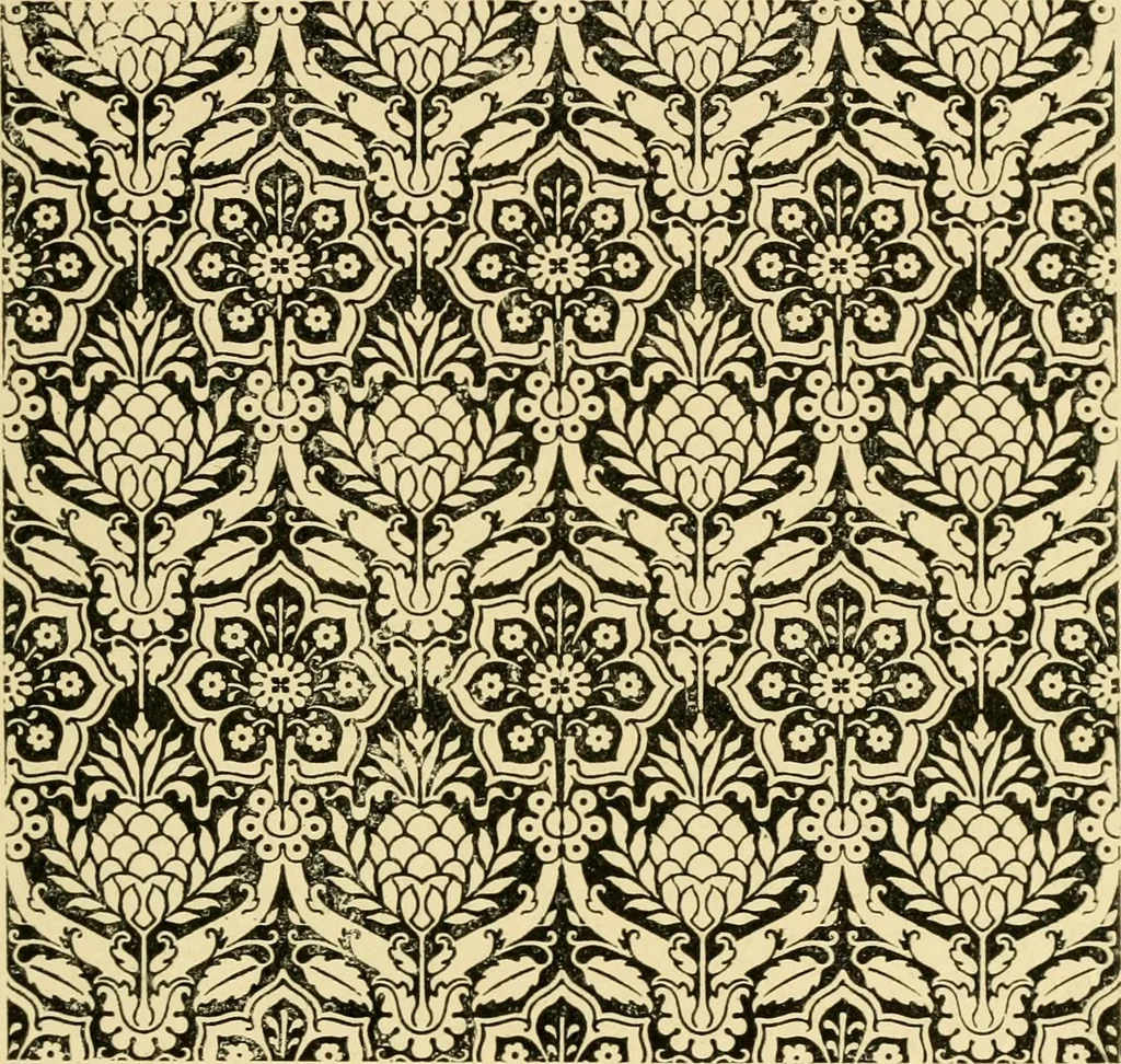 An illustration from Pattern design : a book for students treating in a practical way of the anatomy, planning & evolution of repeated ornament, 1915, leaf 146