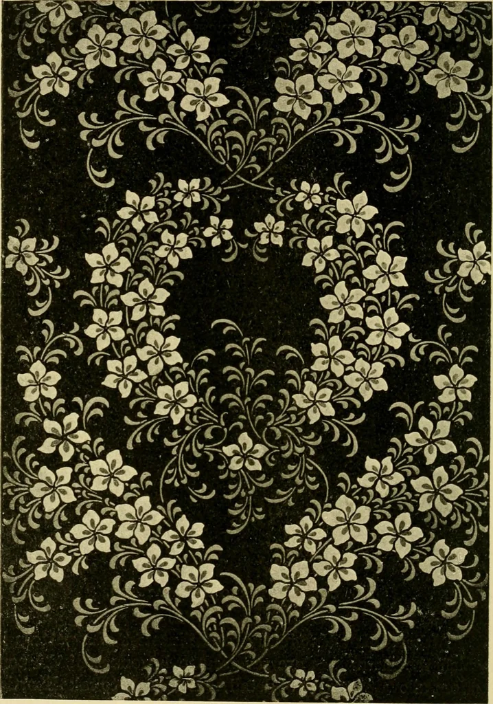 An illustration from Pattern design : a book for students treating in a practical way of the anatomy, planning & evolution of repeated ornament, 1915, leaf 147