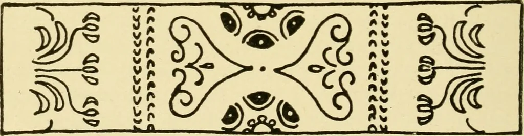 An illustration from Pattern design : a book for students treating in a practical way of the anatomy, planning & evolution of repeated ornament, 1915, leaf 175