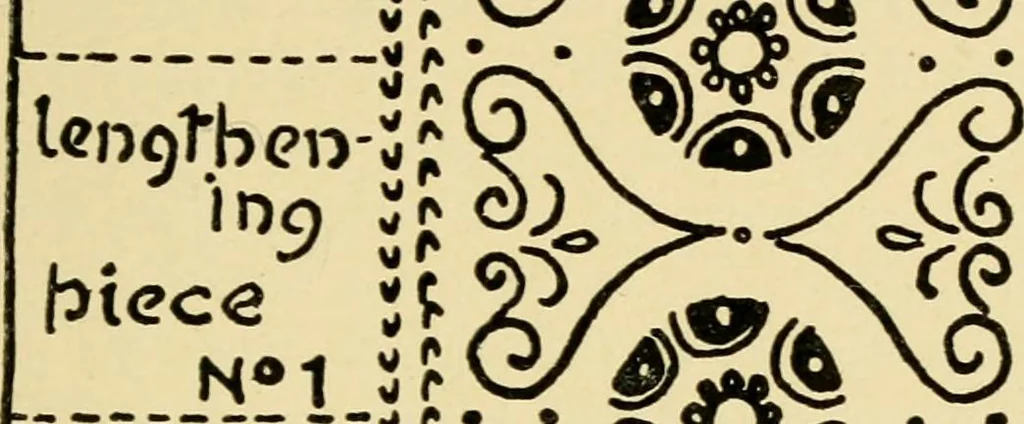 An illustration from Pattern design : a book for students treating in a practical way of the anatomy, planning & evolution of repeated ornament, 1915, leaf 176