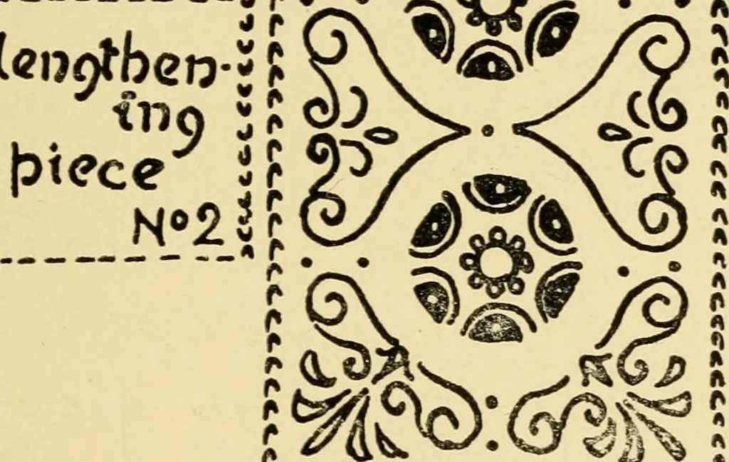 An illustration from Pattern design : a book for students treating in a practical way of the anatomy, planning & evolution of repeated ornament, 1915, leaf 176