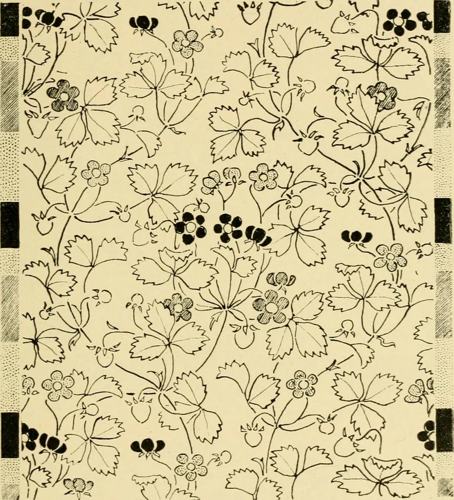 An illustration from Pattern design : a book for students treating in a practical way of the anatomy, planning & evolution of repeated ornament, 1915, leaf 178