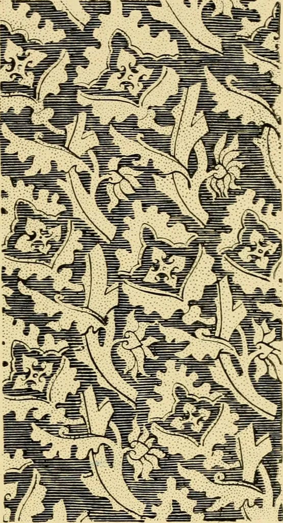 An illustration from Pattern design : a book for students treating in a practical way of the anatomy, planning & evolution of repeated ornament, 1915, leaf 184