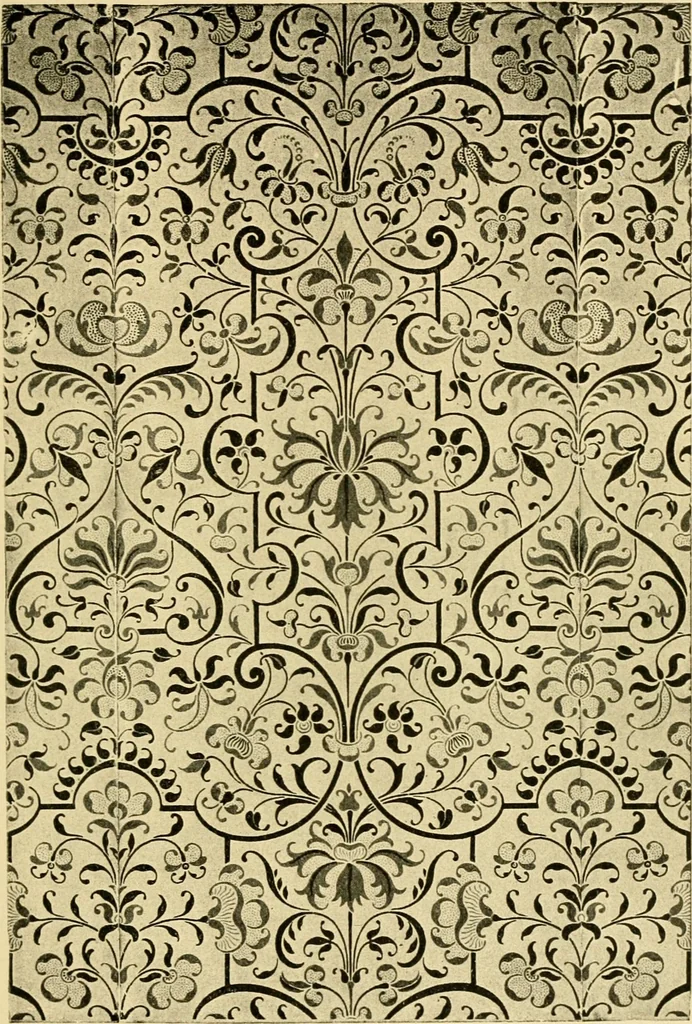 An illustration from Pattern design : a book for students treating in a practical way of the anatomy, planning & evolution of repeated ornament, 1915, leaf 190