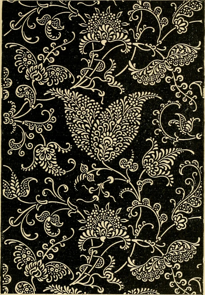 An illustration from Pattern design : a book for students treating in a practical way of the anatomy, planning & evolution of repeated ornament, 1915, leaf 200