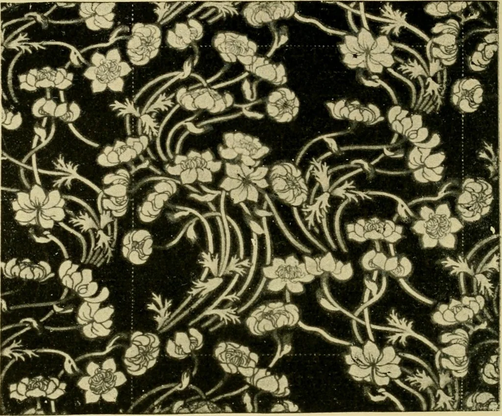 An illustration from Pattern design : a book for students treating in a practical way of the anatomy, planning & evolution of repeated ornament, 1915, leaf 203
