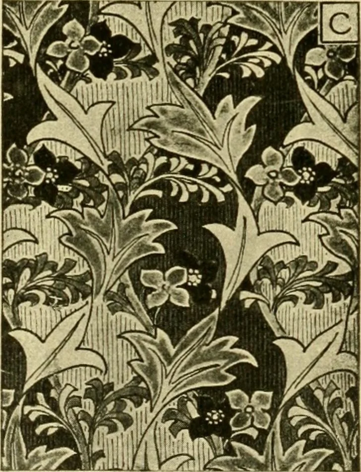 An illustration from Pattern design : a book for students treating in a practical way of the anatomy, planning & evolution of repeated ornament, 1915, leaf 235