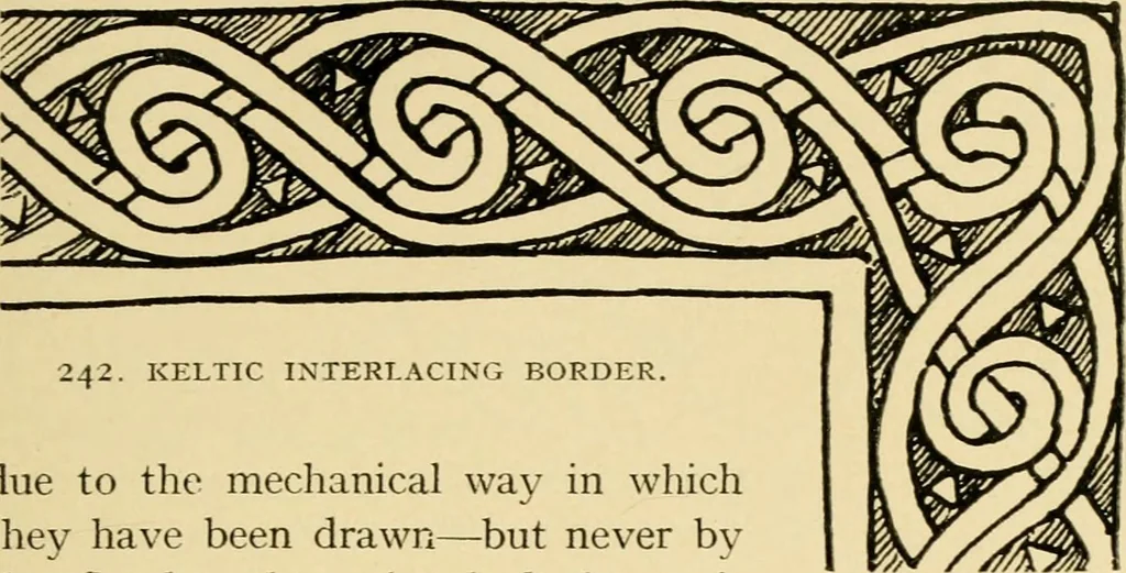 An illustration from Pattern design : a book for students treating in a practical way of the anatomy, planning & evolution of repeated ornament, 1915, leaf 246