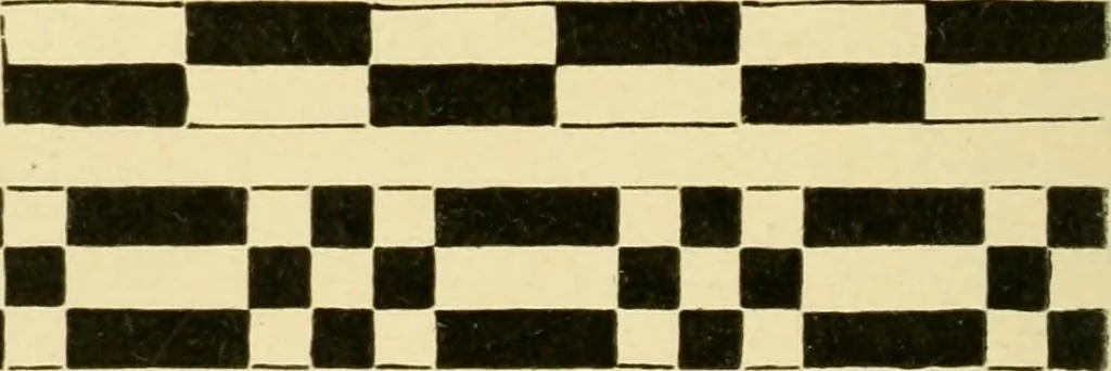 An illustration from Pattern design : a book for students treating in a practical way of the anatomy, planning & evolution of repeated ornament, 1915, leaf 253