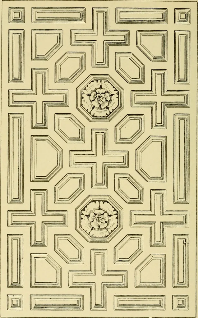 An illustration from Pattern design : a book for students treating in a practical way of the anatomy, planning & evolution of repeated ornament, 1915, leaf 269
