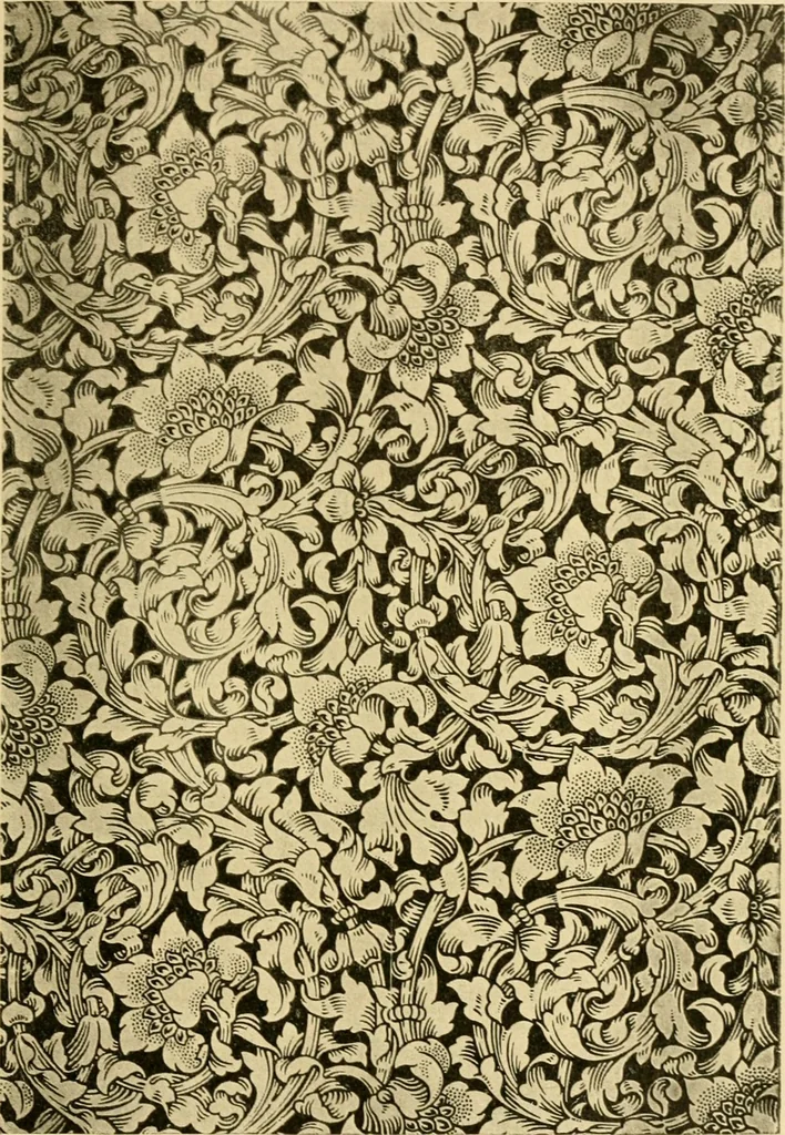 An illustration from Pattern design : a book for students treating in a practical way of the anatomy, planning & evolution of repeated ornament, 1915, leaf 34