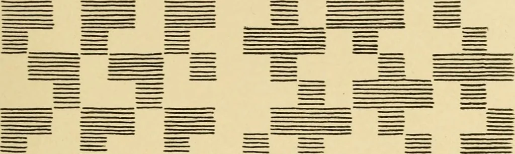 An illustration from Pattern design : a book for students treating in a practical way of the anatomy, planning & evolution of repeated ornament, 1915, leaf 40