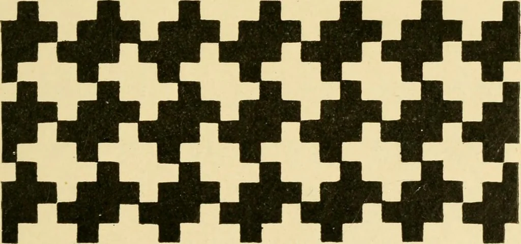 An illustration from Pattern design : a book for students treating in a practical way of the anatomy, planning & evolution of repeated ornament, 1915, leaf 40