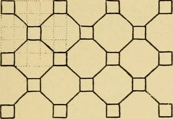 An illustration from Pattern design : a book for students treating in a practical way of the anatomy, planning & evolution of repeated ornament, 1915, leaf 50