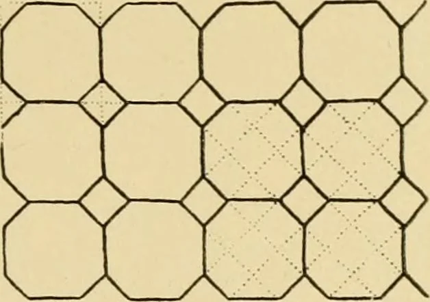 An illustration from Pattern design : a book for students treating in a practical way of the anatomy, planning & evolution of repeated ornament, 1915, leaf 50