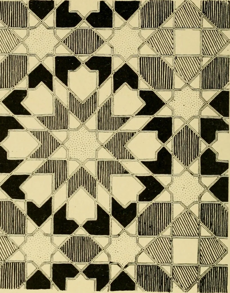 An illustration from Pattern design : a book for students treating in a practical way of the anatomy, planning & evolution of repeated ornament, 1915, leaf 51