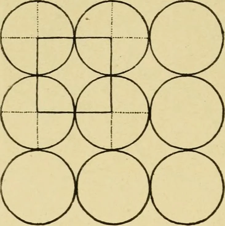 An illustration from Pattern design : a book for students treating in a practical way of the anatomy, planning & evolution of repeated ornament, 1915, leaf 55