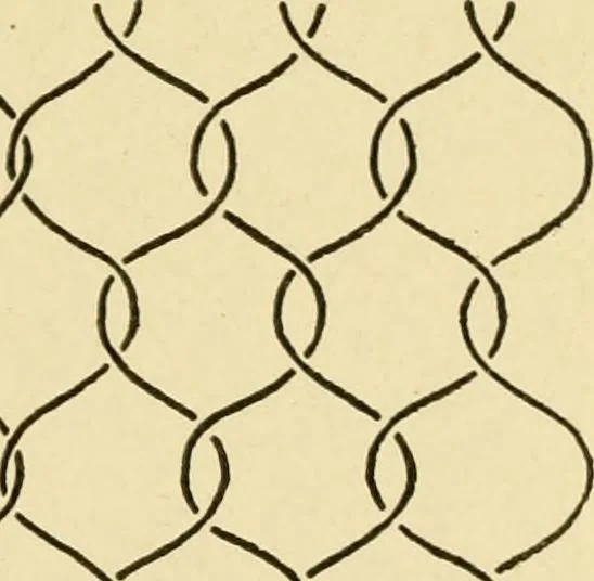 An illustration from Pattern design : a book for students treating in a practical way of the anatomy, planning & evolution of repeated ornament, 1915, leaf 60