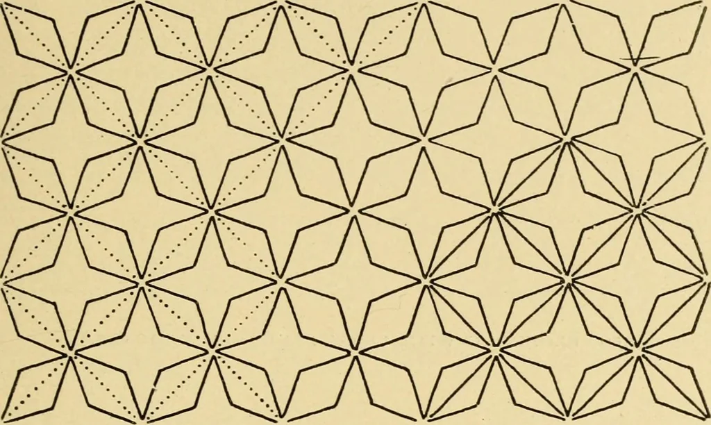 An illustration from Pattern design : a book for students treating in a practical way of the anatomy, planning & evolution of repeated ornament, 1915, leaf 66