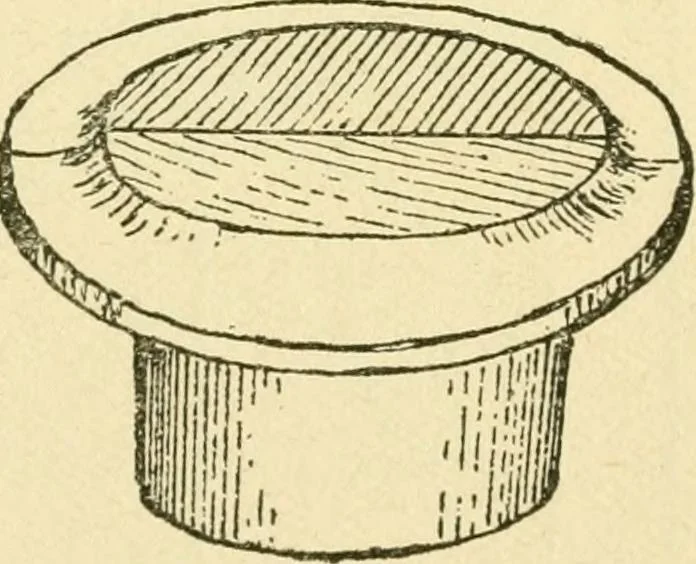 An illustration from Pattern making and foundry practice; a plain statement of the methods of wood pattern making, as practiced in modern pattern shops, with complete instructions for sweep work and notes on foundry practice, together with numerous drawings taken from actual patterns .., 1905, leaf 134