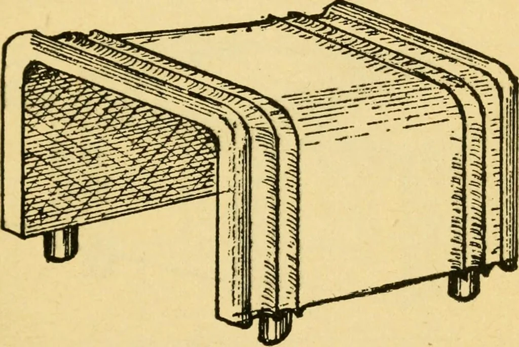 An illustration from Pattern making and foundry practice; a plain statement of the methods of wood pattern making, as practiced in modern pattern shops, with complete instructions for sweep work and notes on foundry practice, together with numerous drawings taken from actual patterns .., 1905, leaf 38
