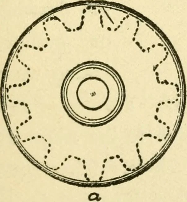 An illustration from Pattern making and foundry practice; a plain statement of the methods of wood pattern making, as practiced in modern pattern shops, with complete instructions for sweep work and notes on foundry practice, together with numerous drawings taken from actual patterns .., 1905, leaf 82