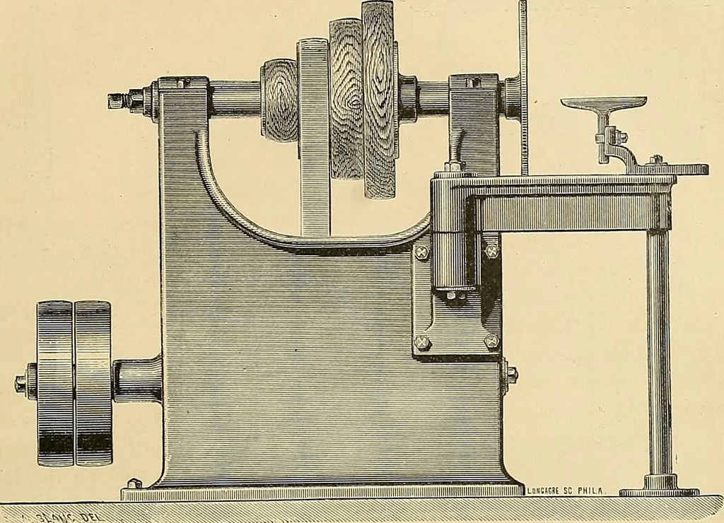 An illustration from Pattern-making machinery manufactured by Richards, London & Kelley, Atlantic works, Philadelphia, 1873, leaf 26