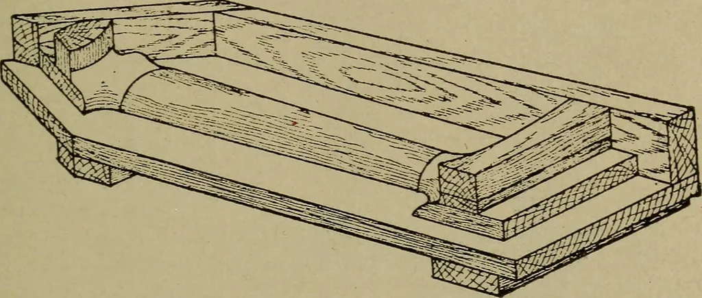 An illustration from Pattern making; a practical treatise for the pattern maker on wood-working and wood turning, tools and equipment, construction of simple and complicated patterns, modern molding machines and molding practice, 1916, leaf 124