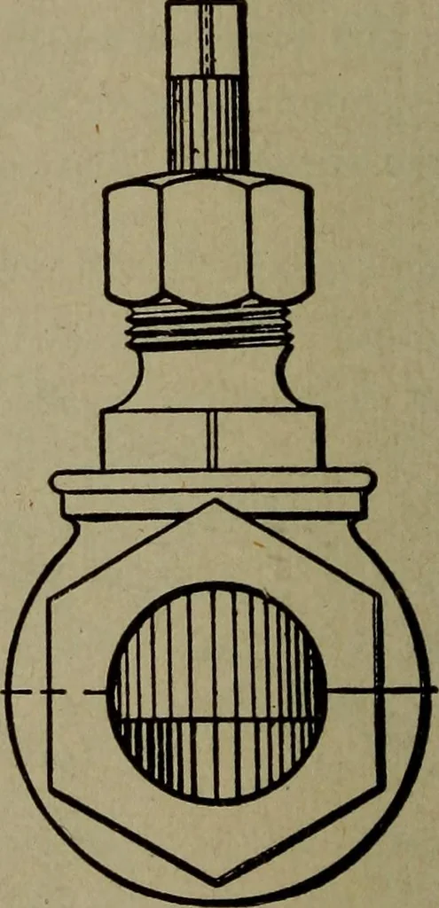 An illustration from Pattern making; a practical treatise for the pattern maker on wood-working and wood turning, tools and equipment, construction of simple and complicated patterns, modern molding machines and molding practice, 1916, leaf 145