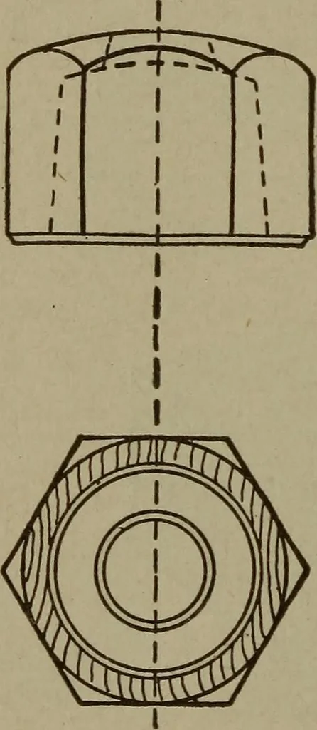 An illustration from Pattern making; a practical treatise for the pattern maker on wood-working and wood turning, tools and equipment, construction of simple and complicated patterns, modern molding machines and molding practice, 1916, leaf 151