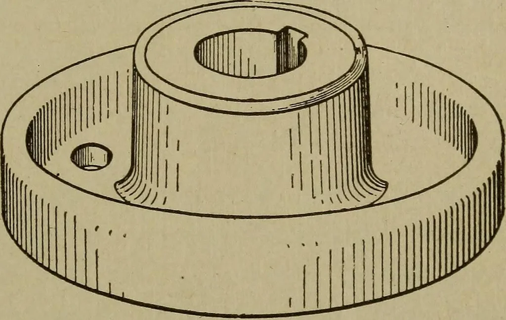 An illustration from Pattern making; a practical treatise for the pattern maker on wood-working and wood turning, tools and equipment, construction of simple and complicated patterns, modern molding machines and molding practice, 1916, leaf 190