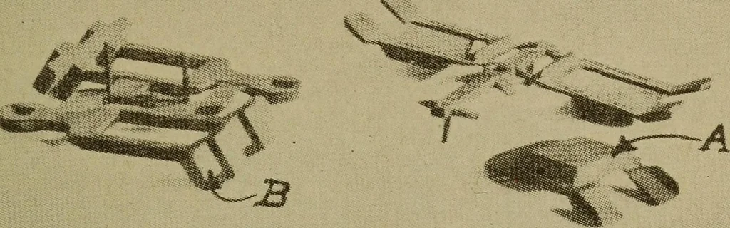 An illustration from Pattern making; a practical treatise for the pattern maker on wood-working and wood turning, tools and equipment, construction of simple and complicated patterns, modern molding machines and molding practice, 1916, leaf 202