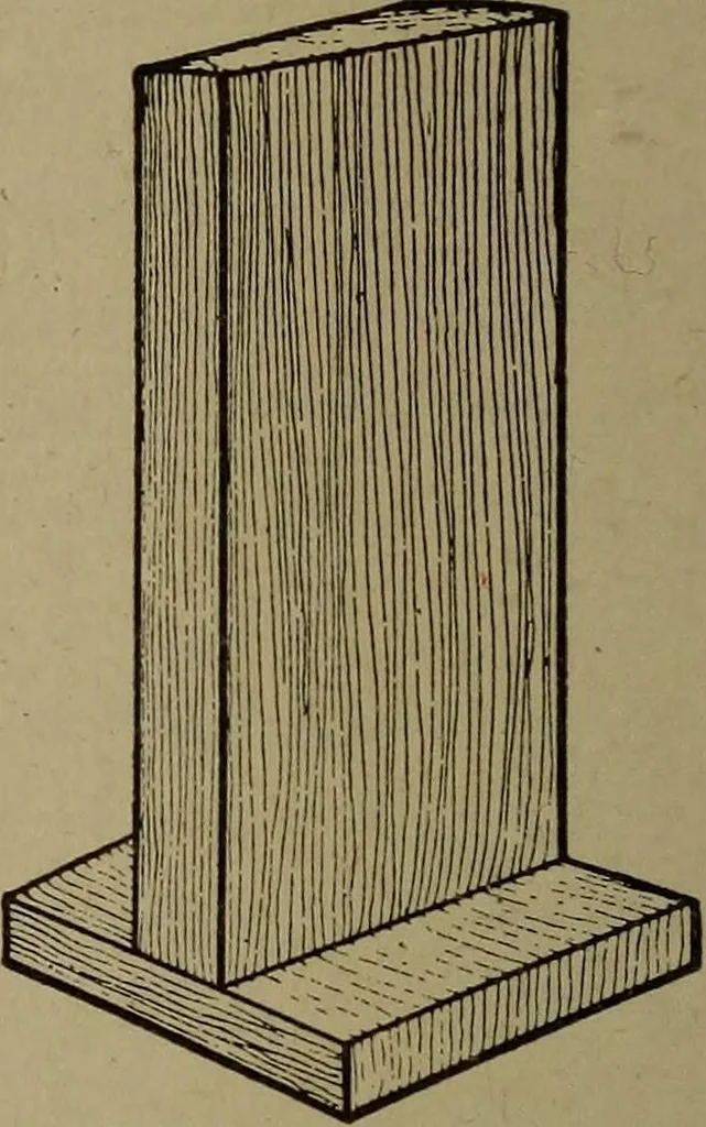 An illustration from Pattern making; a practical treatise for the pattern maker on wood-working and wood turning, tools and equipment, construction of simple and complicated patterns, modern molding machines and molding practice, 1916, leaf 227