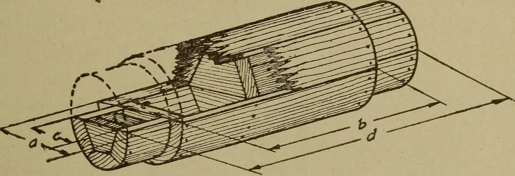 An illustration from Pattern making; a practical treatise for the pattern maker on wood-working and wood turning, tools and equipment, construction of simple and complicated patterns, modern molding machines and molding practice, 1916, leaf 234