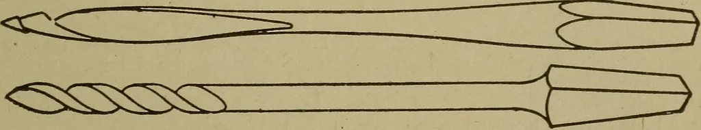 An illustration from Pattern making; a practical treatise for the pattern maker on wood-working and wood turning, tools and equipment, construction of simple and complicated patterns, modern molding machines and molding practice, 1916, leaf 40