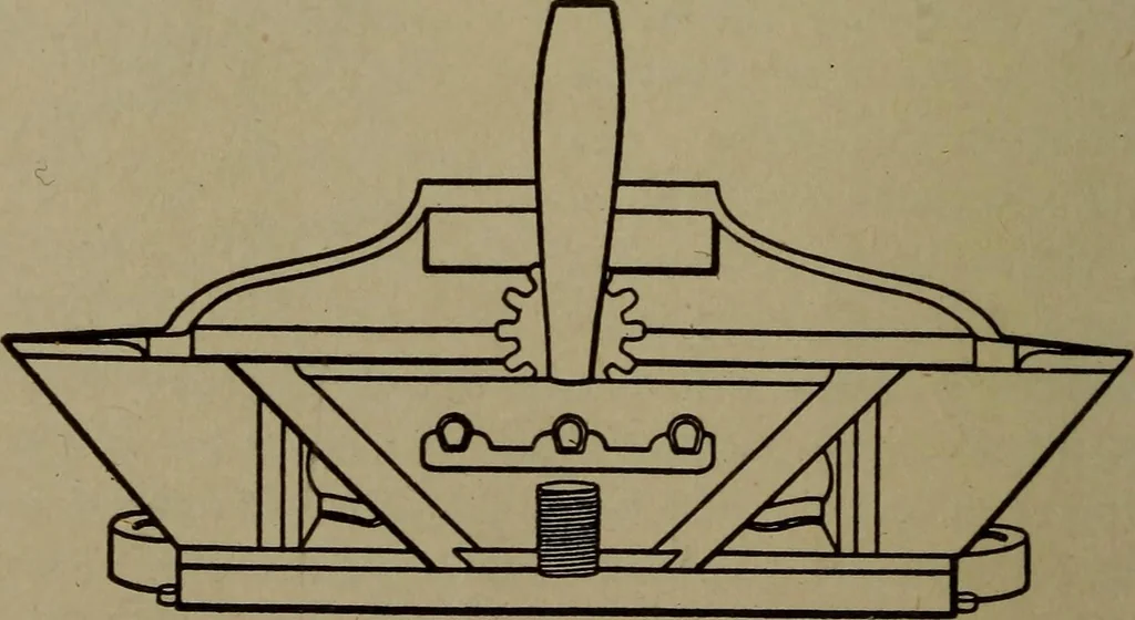 An illustration from Pattern making; a practical treatise for the pattern maker on wood-working and wood turning, tools and equipment, construction of simple and complicated patterns, modern molding machines and molding practice, 1916, leaf 65
