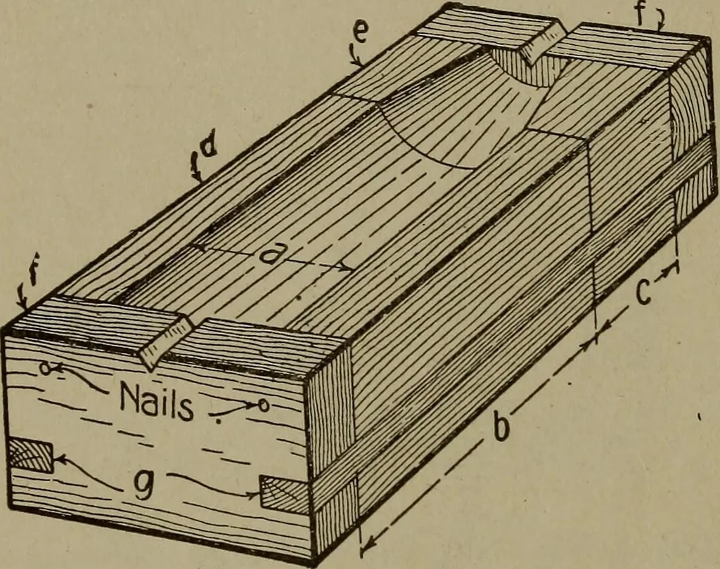 An illustration from Pattern making; a practical treatise for the pattern maker on wood-working and wood turning, tools and equipment, construction of simple and complicated patterns, modern molding machines and molding practice, 1916, leaf 91