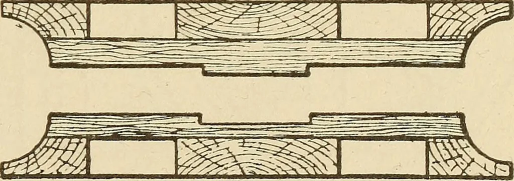 An illustration from Pattern making; a practical treatise for the pattern maker on wood-working and wood turning, tools and equipment, construction of simple and complicated patterns, modern molding machines and molding practice, 1921, leaf 104