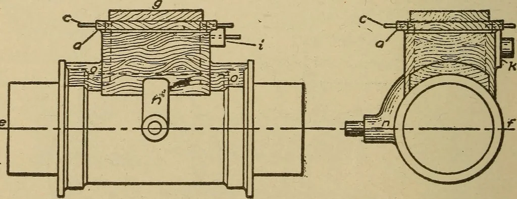 An illustration from Pattern making; a practical treatise for the pattern maker on wood-working and wood turning, tools and equipment, construction of simple and complicated patterns, modern molding machines and molding practice, 1921, leaf 153