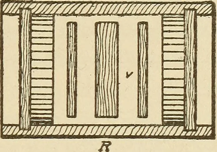 An illustration from Pattern making; a practical treatise for the pattern maker on wood-working and wood turning, tools and equipment, construction of simple and complicated patterns, modern molding machines and molding practice, 1921, leaf 154