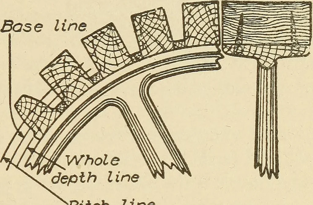 An illustration from Pattern making; a practical treatise for the pattern maker on wood-working and wood turning, tools and equipment, construction of simple and complicated patterns, modern molding machines and molding practice, 1921, leaf 158