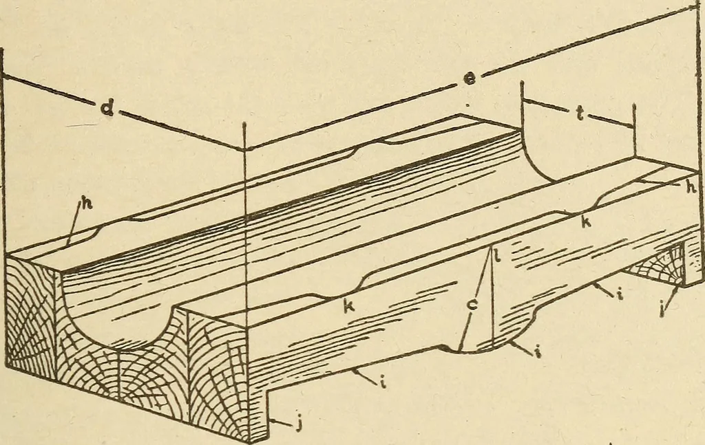 An illustration from Pattern making; a practical treatise for the pattern maker on wood-working and wood turning, tools and equipment, construction of simple and complicated patterns, modern molding machines and molding practice, 1921, leaf 186
