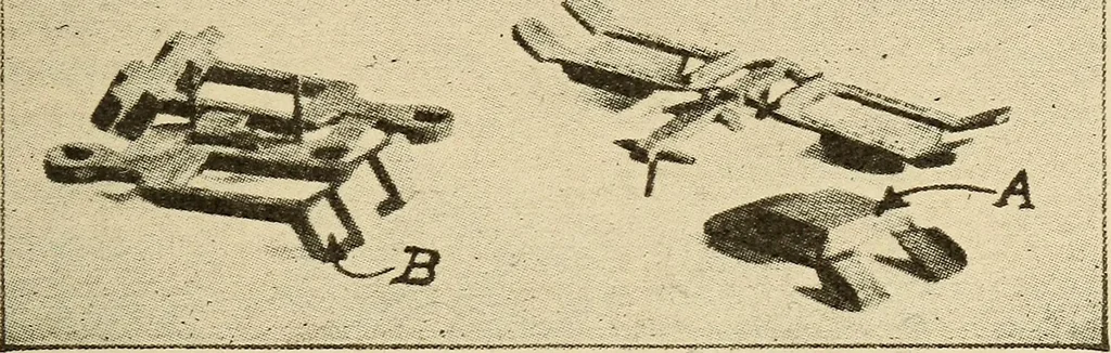 An illustration from Pattern making; a practical treatise for the pattern maker on wood-working and wood turning, tools and equipment, construction of simple and complicated patterns, modern molding machines and molding practice, 1921, leaf 202