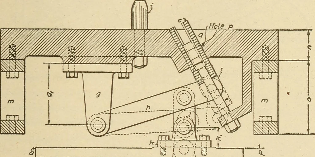 An illustration from Pattern making; a practical treatise for the pattern maker on wood-working and wood turning, tools and equipment, construction of simple and complicated patterns, modern molding machines and molding practice, 1921, leaf 204
