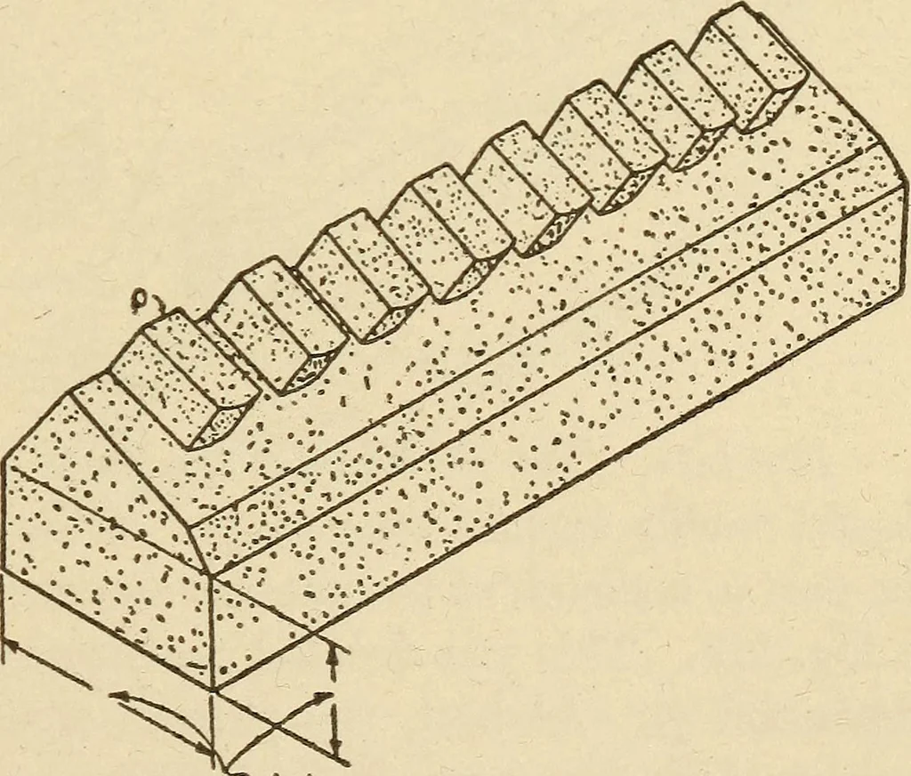 An illustration from Pattern making; a practical treatise for the pattern maker on wood-working and wood turning, tools and equipment, construction of simple and complicated patterns, modern molding machines and molding practice, 1921, leaf 206